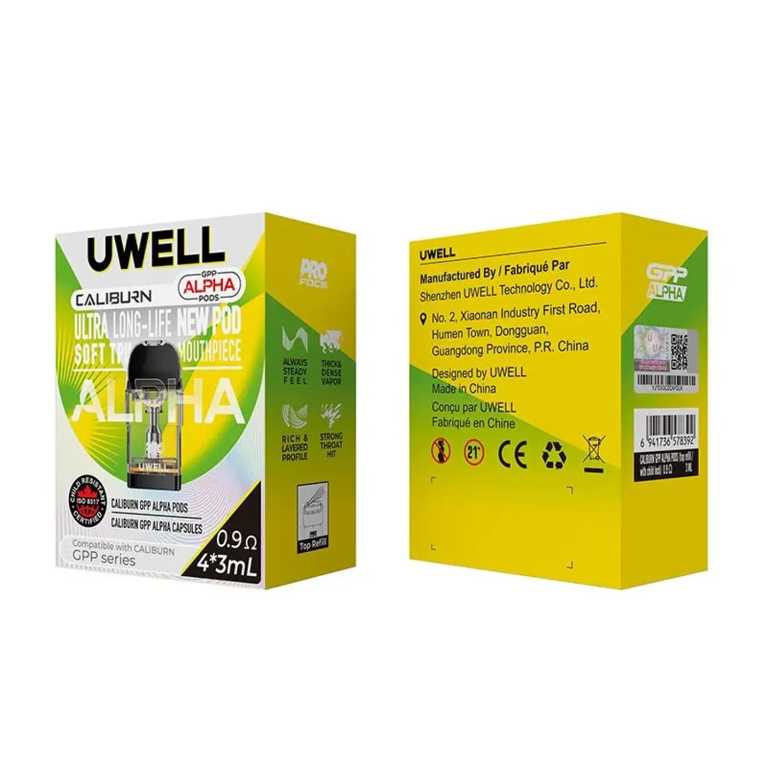 Uwell - Caliburn GPP Alpha Kartuş (4 adet)