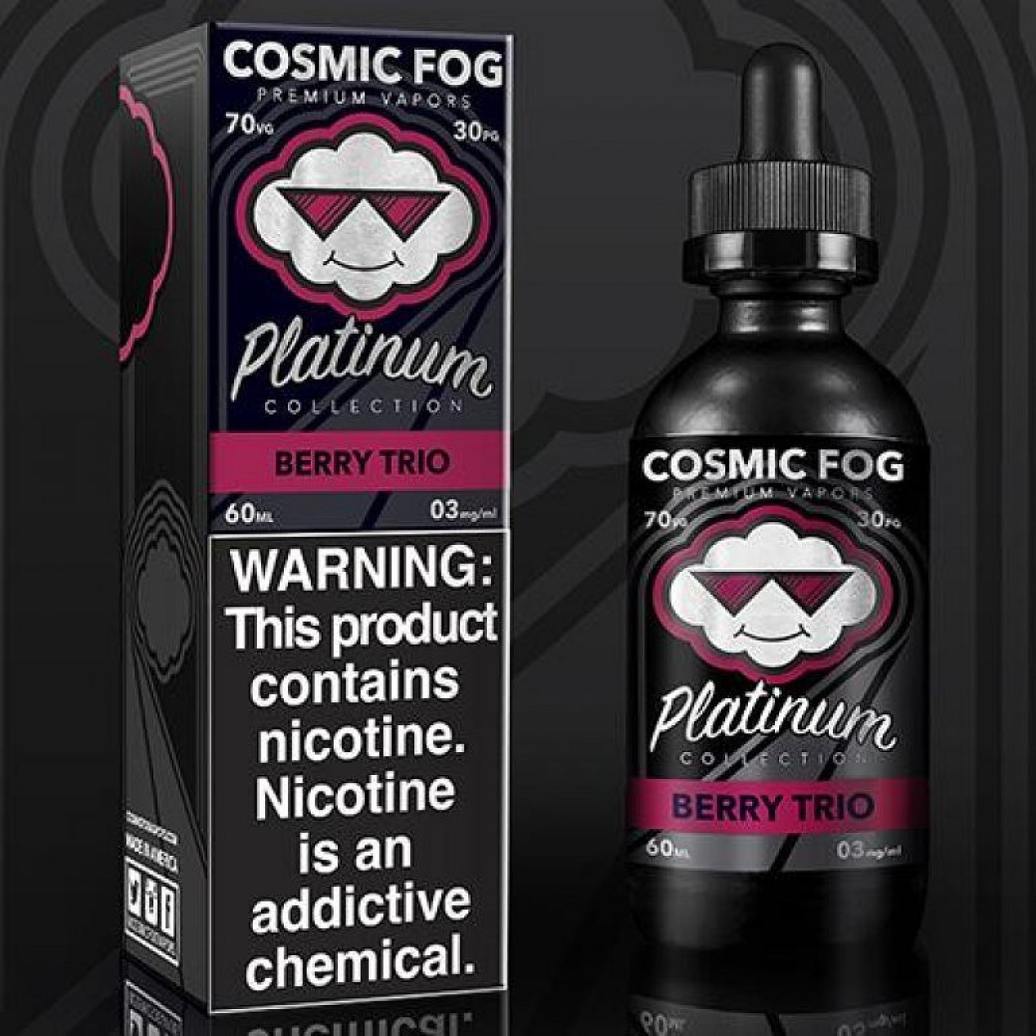 Cosmic Fog Platinum Collection - Berry Trio 60 ml Premium Likit - En Uygun Fiyatlı Orijinal Ürün