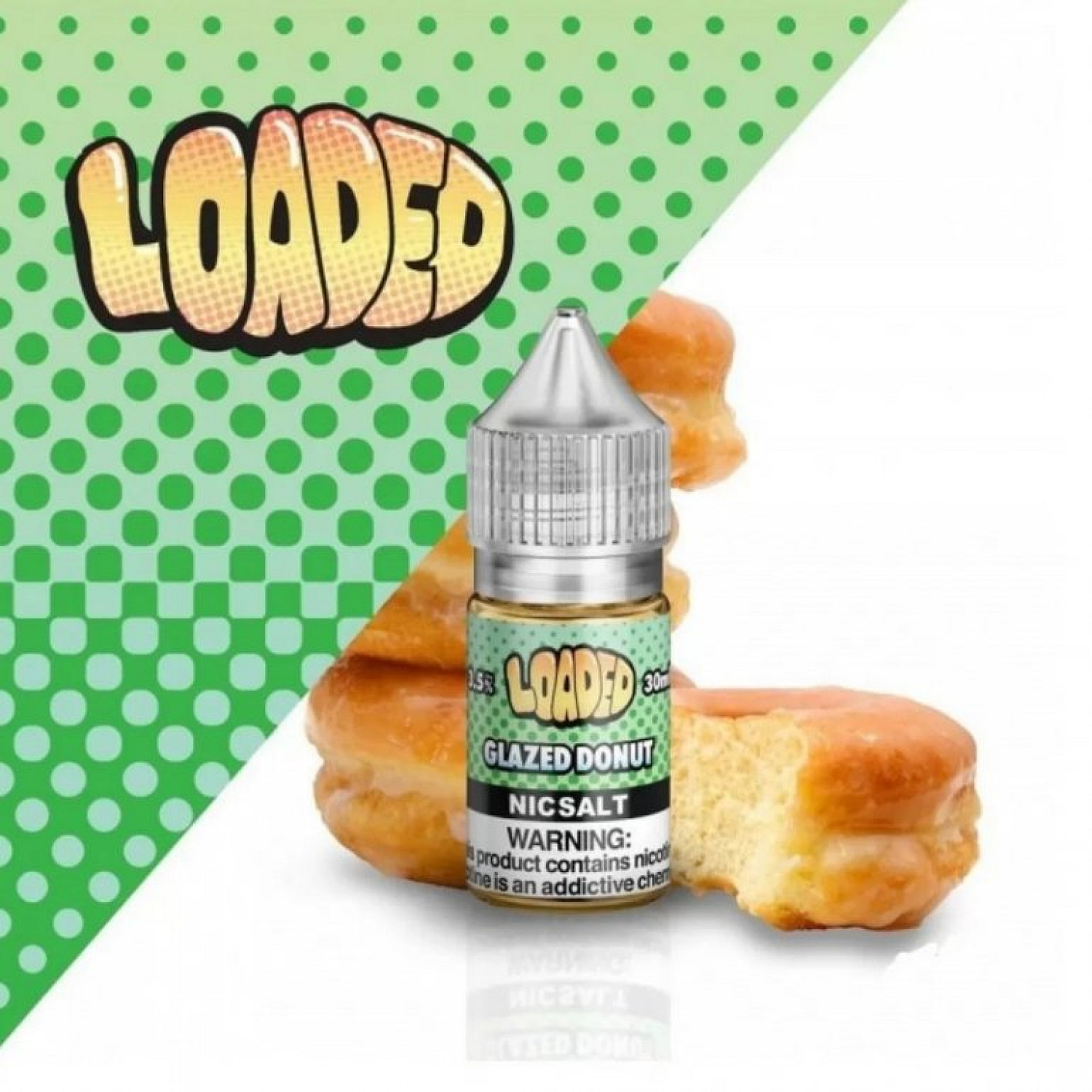 Loaded - Glazed Donuts 30 ml Premium Salt Likit - En Uygun Fiyatlı Orijinal Ürün
