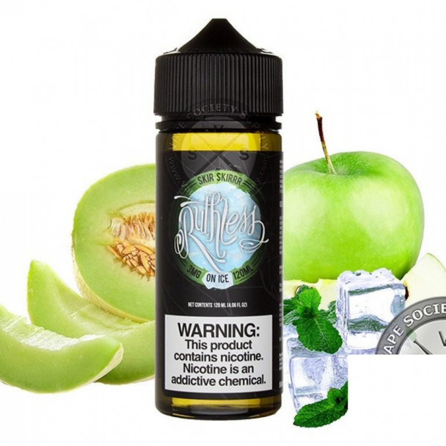 Ruthless - Skir Skirrr On Ice 120 ml Premium Likit - En Uygun Fiyatlı Orijinal Ürün