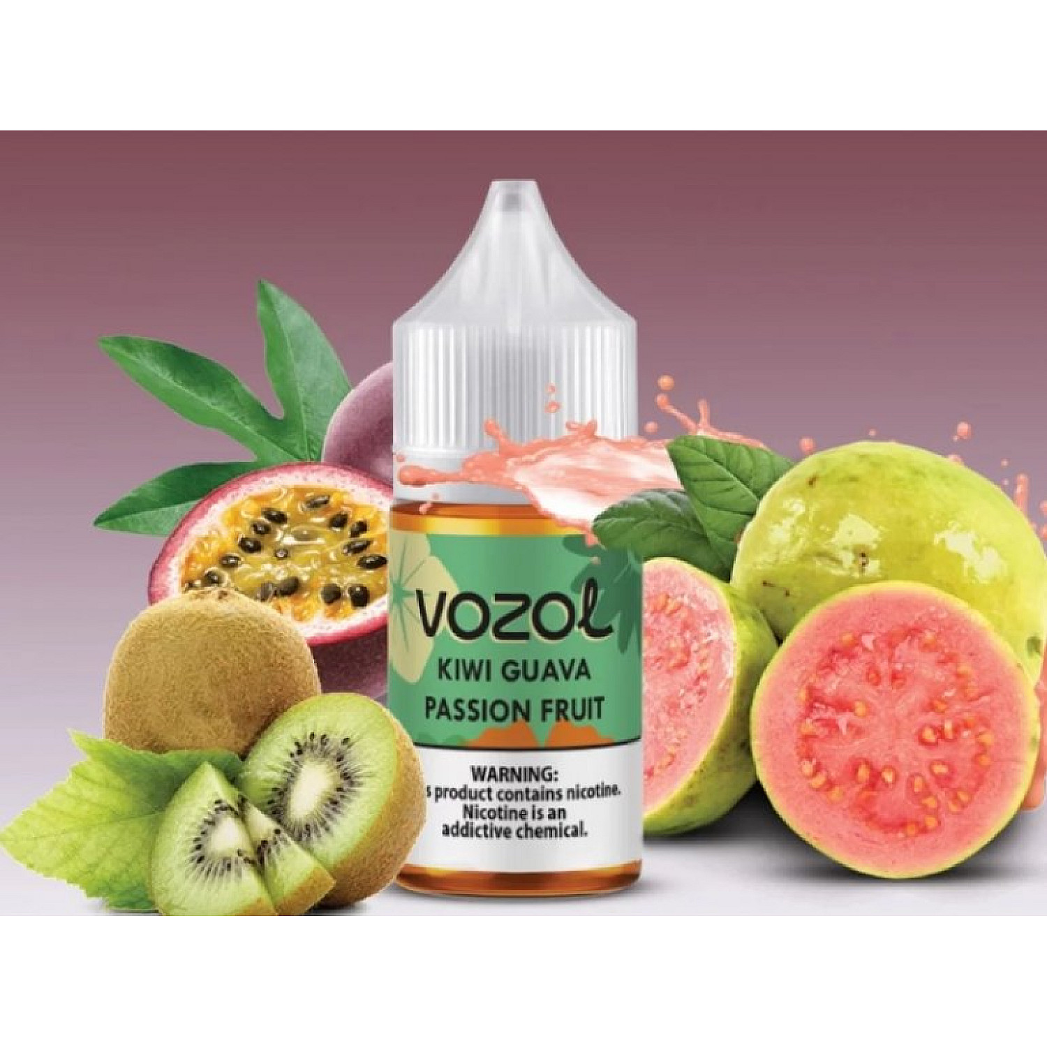Vozol Bar - Kiwi Guava Passion Fruit 30 ml Salt Likit - En Uygun Fiyatlı Orijinal Ürün