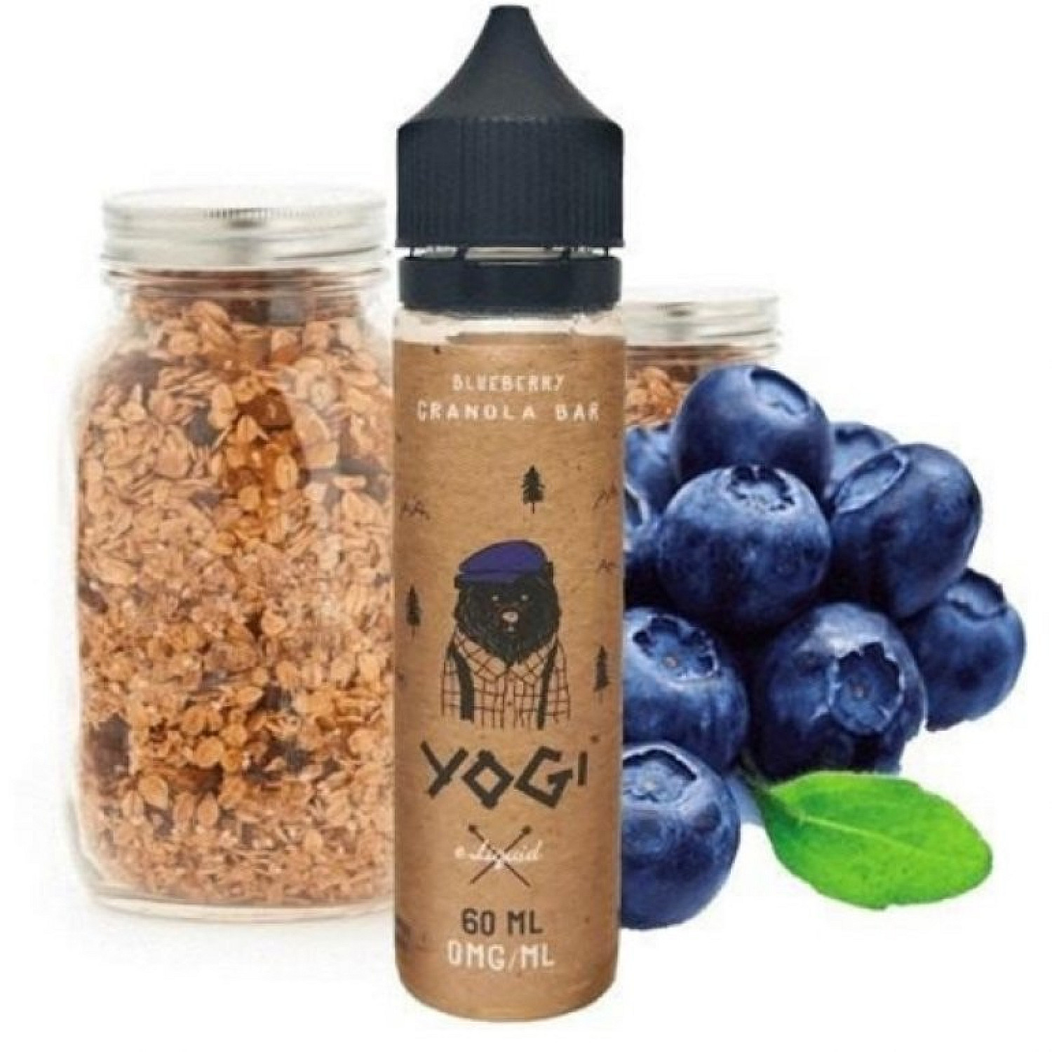 Yogi - Blueberry Gronala Bar 60 ML. Premium Likit - En Uygun Fiyatlı Orijinal Ürün