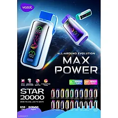Vozol Star 20000 Puff Tek Kullanımlık Elektronik Sigara - En Uygun Fiyatlı Orijinal Ürün