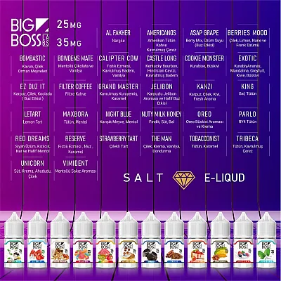 10 Adet 30 ml Big Boss Salt Likit Kampanyası