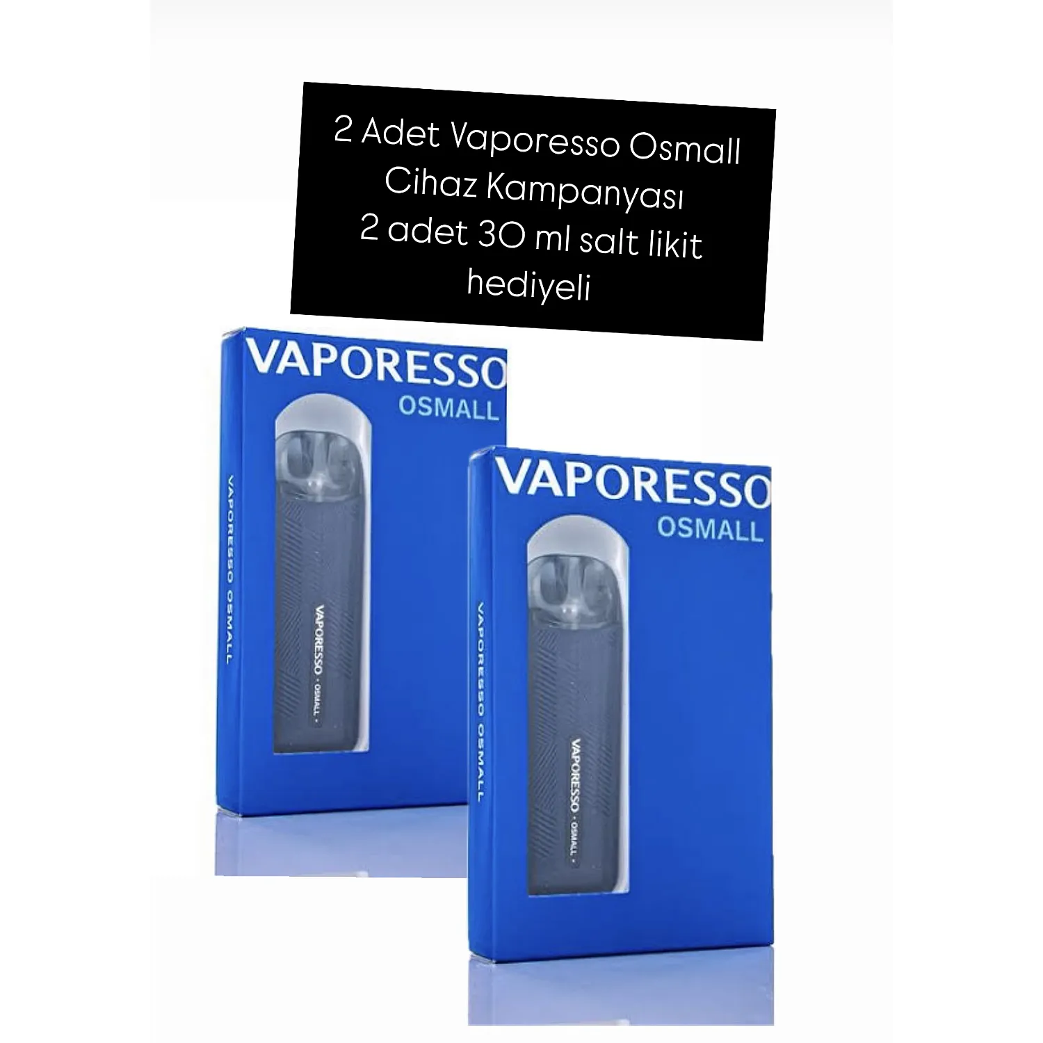 2 Adet Vaporesso Osmall Kampanyası (2 adet salt likit hediyeli) - En Uygun Fiyatlı Orijinal Ürün