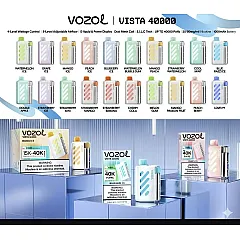 Vozol - Vista 40000 Tek Kullanımlık Elektronik Sigara - En Uygun Fiyatlı Orijinal Ürün