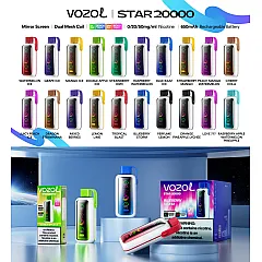 Vozol Star 20000 Puff Tek Kullanımlık Elektronik Sigara - En Uygun Fiyatlı Orijinal Ürün