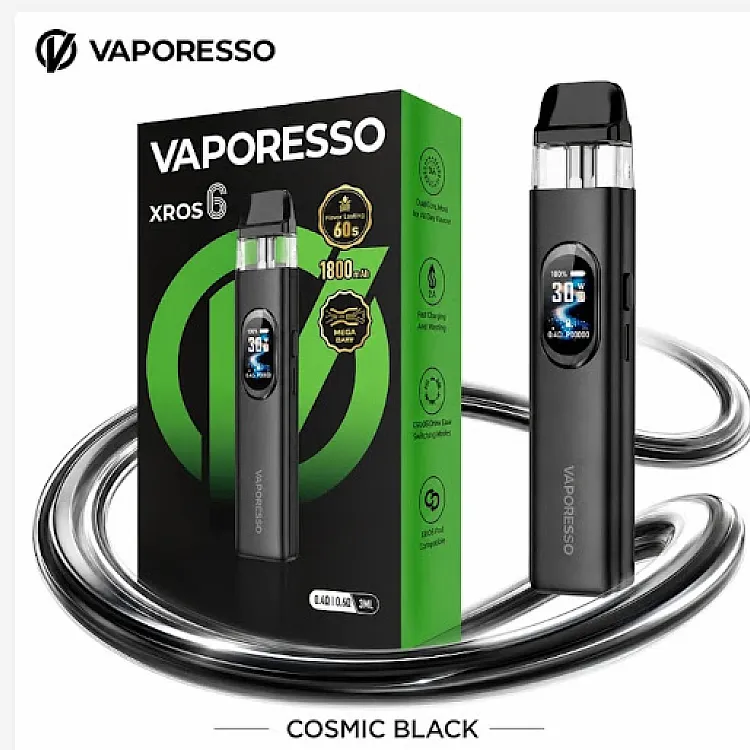 Vaporesso - XROS 6 Cosmic Black 