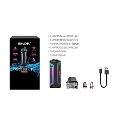 SMOK - IPX 80 Pod Mod 80W 3000 mah Elektronik Sigara Kit - En Uygun Fiyatlı Orijinal Ürün