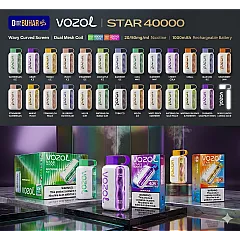 Vozol Star 40000 Puff Tek Kullanımlık Elektronik Sigara - En Uygun Fiyatlı Orijinal Ürün